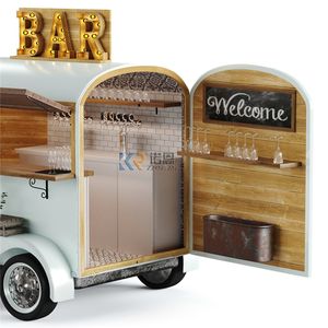 Custom Flower <b>Cart</b> Food Truck Wedding <b>Cart</b> Mobile Coffee Bar Vintage Horse Box Trailer for Sale USA - Product Image 5