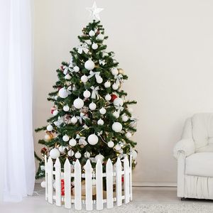 Adorno Navideño de Madera para Cercas de Jardín con Piñas y Escena de Árbol de Navidad, 100 cm - Product Image 4