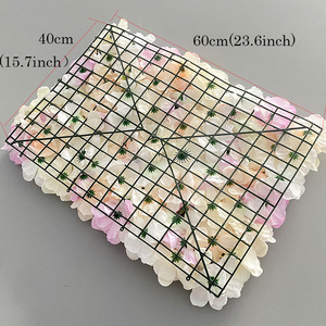 Mur de fleurs artificielles bleu ciel sur mesure en rouleau pour décoration intérieure et extérieure 8ft*8ft – Vente en gros - Product Image 5