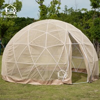 Dôme de tente transparent en plastique transparent de luxe pour le camping en plein air, jardin, salle à manger