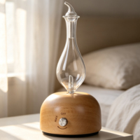 Diffuseur d'arômes électrique sans eau pour hôtel de luxe, 7 couleurs, écran numérique, huiles essentielles