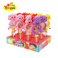 Baguettes à bulles sonores fantaisie animales de qualité supérieure, boîte de 12 pièces