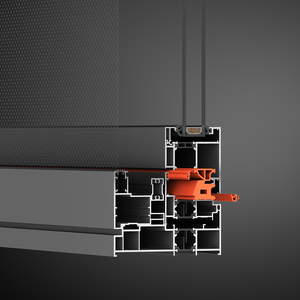 DEEZON Fenêtre moderne à triple vitrage personnalisée en aluminium standard néo-zélandais Rideau à persiennes en verre trempé Design graphique - Product Image 2