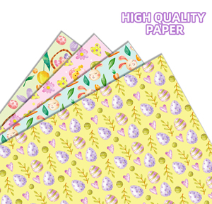 Wholesale Spring <strong>Easter</strong> Egg Bunny Chick Gift Box Decorative <strong>Wrapping</strong> <strong>Paper</strong> and <strong>Paper</strong> for Flower Bouquet pa - Product Image 5