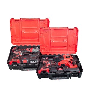 Everforce 4-Piece Power Tool <b>Set</b> Electric Wrench Drill Grinder Impact <b>Driver</b> Battery Powered Car Repair Home Renovation - Product Image 3