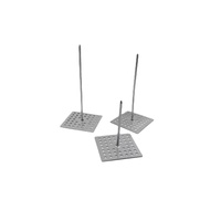Pins d'isolation CVC avec rondelles, support métallique 50x50mm