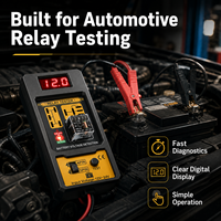 Testeur de relais automobile CNB-808 12V-24V universel, analyseur de relais automobile 4 et 5 broches, affichage numérique LED, outil de test de circuit