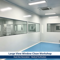 Sistema Modular de Quirófano Certificado ISO con Paneles Sándwich y Ventanas de Observación