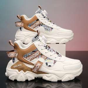 Sepatu ayah sol tebal high-top kasual, cocok untuk l students.<span class=keywords><strong>ca</strong></span> kelas sedang - Product Image 1