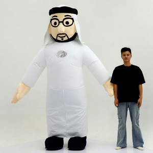 Disfraz de Mascota Inflable Personalizado de Funtoys, Disfraz de Hombre Árabe Adulto con Pelaje de Zorro, Disfraz de Peluche para Navidad, Halloween y Fiestas - Product Image 6