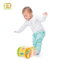 Kids Music Instrument Educational Learning Two-Sided Dynamic Musical Drum Baby Toys with Lights & Sound