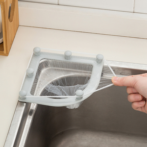 Confezione portatile cestello filtro filtro filtro triangolare per scarico rete monouso da cucina borsa di scarico fogna con rastrelliera - Product Image 6