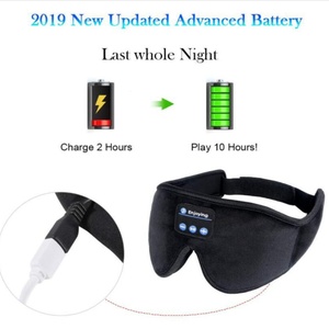 Wireless <b>Eye</b> <b>Mask</b> Sleep 3D Headphones Wireless Sleep Earbuds Soft Long Time Play Sleeping Headsets - Product Image 5