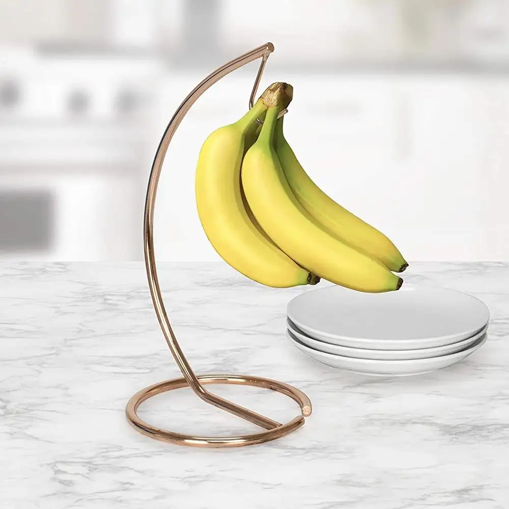 Porte-banane en acier robuste et simple, pour arbre à fruits, présentoir pour la maison ou le Bar en comptoir, stockage de aliments