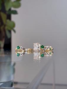 เครื่องประดับสั่งทำพิเศษ แหวนทองแท้ 9k 10k 14k 18k ทองคำขาว ทองคำชมพู ทองคำเหลือง ประดับเพชร/พลอยจากแล็บ ผลิตจากโรงงาน - Product Image 4