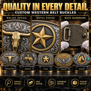 Hebillas de Cinturón de Metal 3D Personalizadas de Latón Estilo Vaquero Occidental con Logotipo de León Antiguo para Motocicleta, Fabricantes OEM de Fábrica, Hebilla de Cinturón Metálica - Product Image 6