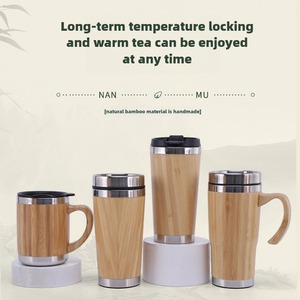 Hot bán tre phích thép cốc tùy chỉnh Tumbler nước bằng thép không gỉ chai chân không <span class=keywords><strong>Flask</strong></span> cà phê di động <span class=keywords><strong>cup</strong></span> - Product Image 3