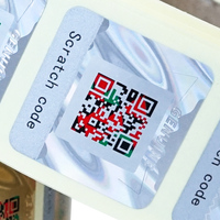 Etiquetas de seguridad de holograma, etiqueta de código QR, etiqueta de seguridad anti-imitacion, producto del paquete