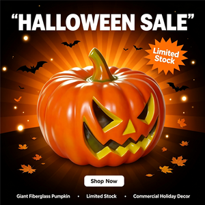 Sculpture de citrouille <span class=keywords><strong>Jack</strong></span> O'Lantern en fibre de verre peinte à la main sur mesure pour <span class=keywords><strong>les</strong></span> parcs d'attractions, <span class=keywords><strong>les</strong></span> événements, la décoration extérieure de la cour - Product Image 4