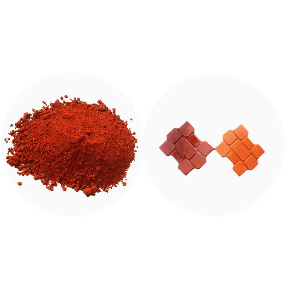 Produtos químicos industriais 130/190 china óxido de ferro pigmento de óxido de Ferro vermelho Para cimentos