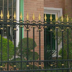 Balustrade en <span class=keywords><strong>fer</strong></span> forgé de style européen avec des détails en spirale et un revêtement en époxy - Product Image 3