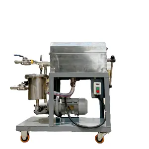 Máquina customizável do purificador do óleo de cozinha do quadro placa filtração portátil reciclando o equipamento