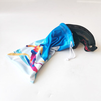 Sac à cordon en microfibre pour lunettes de ski, pochette de protection souple pour le rangement des lunettes de soleil et des lunettes de vue