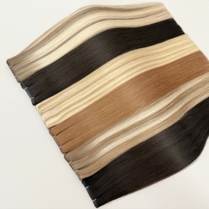 Venta de Fábrica Ruikang, Extensiones de Cabello Europeo 100% Remy Virgen, Cabello Humano Europeo para Genius Weft - Product Image 2