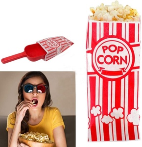 Red White Takeaway Fast Food Packaging <strong>Bag</strong> Microwave Safe Logo Wholesale Paper Popcorn Sac En Papier Pop Corn <strong>Bags</strong> - Product Image 2