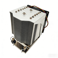 Ventilateur de refroidissement CPU 4U pour serveur, radiateur en plastique, 12V DC, interface PWM 4 broches, double roulement à billes, 350W, pour socket Intel LGA4189