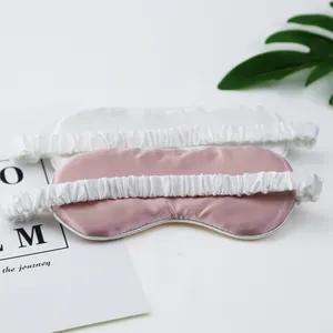 100% Real Natural Pure Silk Eye Masks With Adjustable Strap For Sleeping Blocks Light Reduces Puffy Eyes