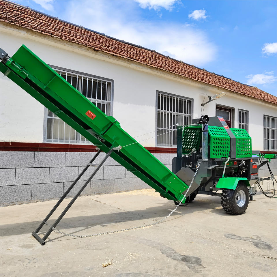 Gasoline Powered Hydraulic Log Splitter - 3-in-1 Firewood Processor ...