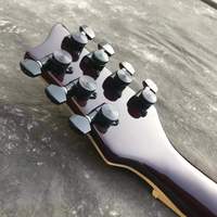 Guitare de jazz à 7 cordes et trou F, instrument à corps creux électrique