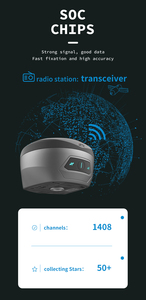 Hi Target Vrtk2 GPS มือถือ RTK IMU RTK GNSS สำรวจ GPS ฐานและ RTK GNSS - Product Image 2
