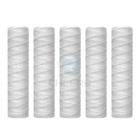 Cartouche filtrante en fil de PP tissé pour traitement des eaux industrielles, 10 x 4,5 po, 20 x 4,5 po, 1, 5 microns