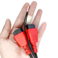 Câble adaptateur de mise à niveau Autel Chrysler 12+8 Red Square pour MS908 MS906 MaxiSys X431 Jeep Dodge Maserati Nissan Connecteur OBD2