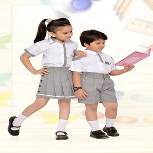 Uniforme Escolar Profesional de Buena Calidad, Conjunto de Camisa y Pantalón Corto para Niños de Primaria, Unisex, 100% Algodón - Product Image 6