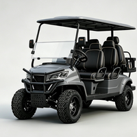 Buggy électrique haute performance 6 places alimenté au lithium, vente en gros directe d'usine pour clubs de golf et propriétés privées