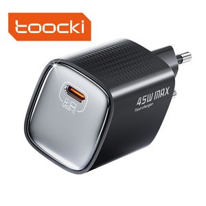Toocki <span class=keywords><strong>Chargeur</strong></span> GaN efficace Tech plus élevé que les chargeurs traditionnels Protection contre la surchauffe de sortie 45W pour la charge de téléphone Android - Product Image 1