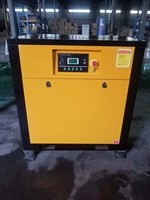 Compresseur d'air industriel portable à piston 3HP, refroidi par air, moteur 220V/380V, 7.5/11/15kW, mini, sans huile, pompe 25 bars