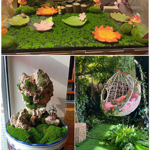 Tapis de mousse artificielle de haute qualité, tapis en herbe <span class=keywords><strong>synthétique</strong></span> pour la décoration intérieure et extérieure de la maison et du jardin - Product Image 3