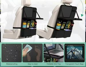 Organizador <span class=keywords><strong>de</strong></span> Viaje para Auto con Soporte para Tablet y <span class=keywords><strong>Teléfono</strong></span> Móvil, Alfombrilla Antideslizante para Respaldo <span class=keywords><strong>de</strong></span> Asiento, Contenedor <span class=keywords><strong>de</strong></span> <span class=keywords><strong>Basura</strong></span> y Bolsa <span class=keywords><strong>de</strong></span> Almacenamiento - Product Image 5