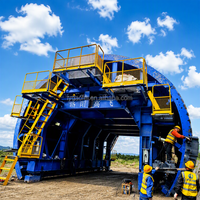 Pompe à chariot pour revêtement secondaire de tunnel en coffrage métallique industriel anti-infiltration, fabrication chinoise, hauteur réglable, pour revêtement en béton, entièrement certifiée CE