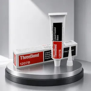 Scellant en silicone vulcanisé noir 1207B 100g, adapté à l'étanchéité, à la liaison et au remplissage des composants en alliage de cuivre, produit original - Product Image 1