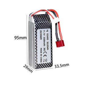 Bộ pin lithium polymer 11.1V 3500mAh 30C dành cho xe leo núi tốc độ cao RC Stunt Road (Model 103495) - Product Image 1