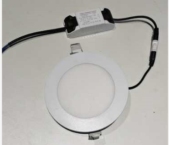 Ultra Thin Surface Mounted 12w Round Flat 12v Dc Led Light Panel