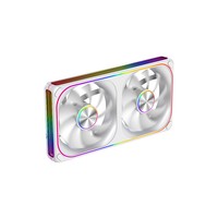 Ventilateur de refroidissement pour PC de jeu QiuzAim 360 mm avec cadre intégré, miroir infini, ventilateur ARGB, conception de pales inversées, vente en gros d'usine