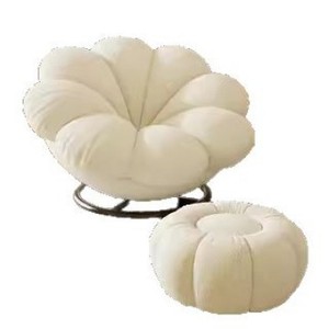 Beanbag Chair Single Sofa Chair Swivel Extra Soft Bean Fill For Bedroom Balcony Tatami Room - Product Image 5