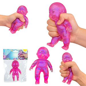 Jouet Squishy Transparent Scintillant Anti-Stress pour Bébés Maltose Natasha – Poupée Souple pour Enfants - Product Image 4