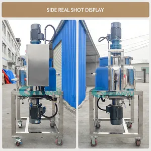 Chemical Machinery Cosmetic Mixer Detergent Shampoo Mixing Tank Liquid Detergent Soap Hand Wash Making Machine